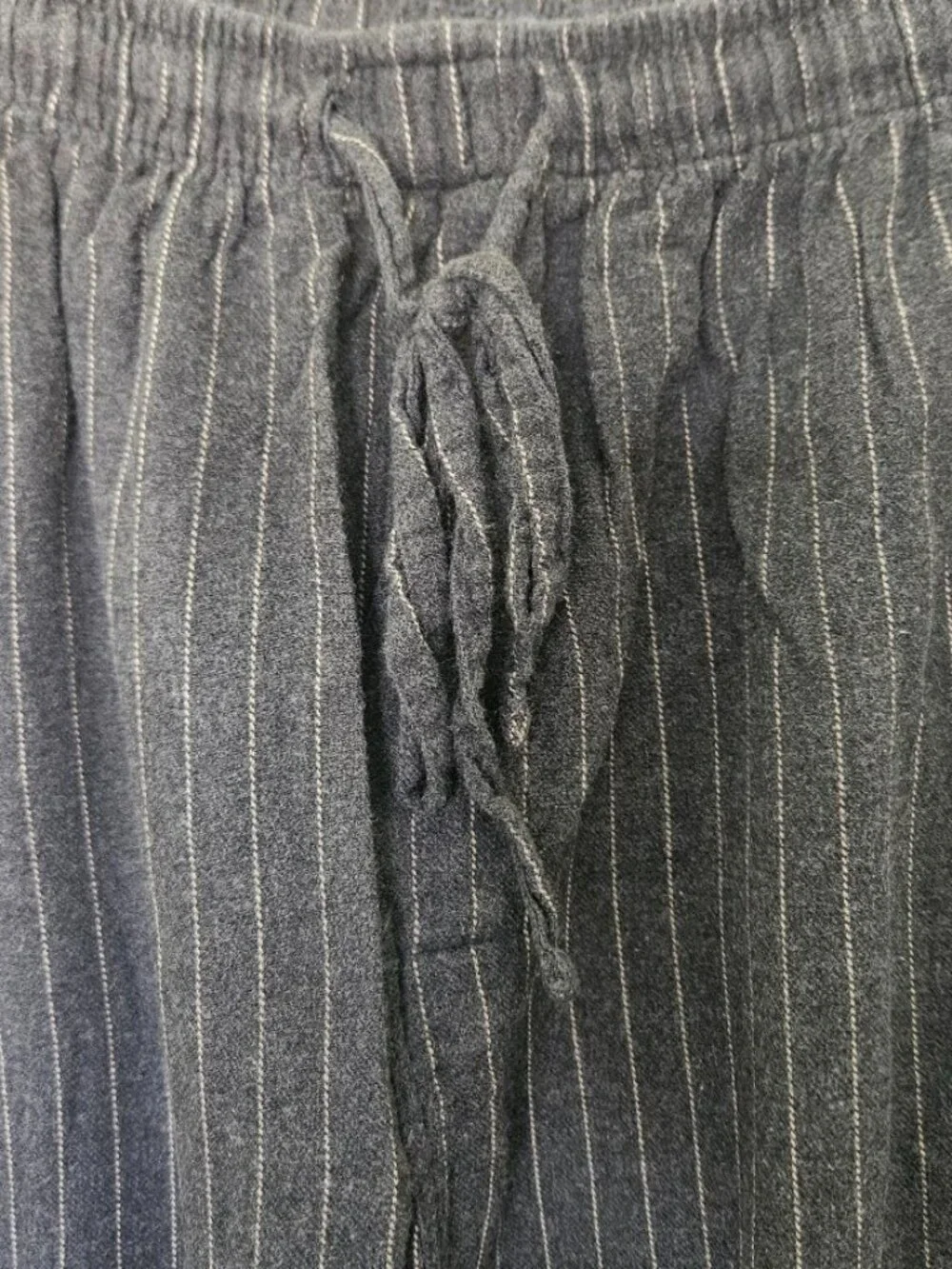 Polo Ralph Lauren Men's Grey Pinstripe Lounge Pants Elastic Waist Size L